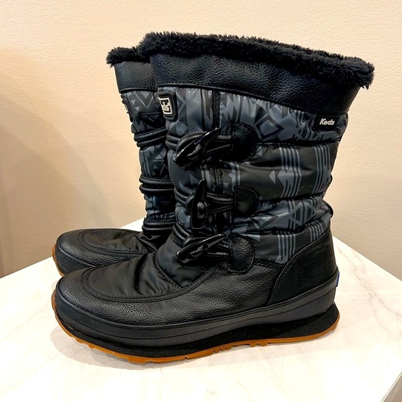 🔥Keds Black Winter Snow Boots🔥 - Picture 1 of 6